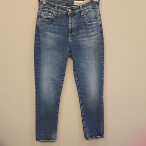 AG Adriano Goldschmied Mari High-Rise Slim Straight Jeans NWT Size 28